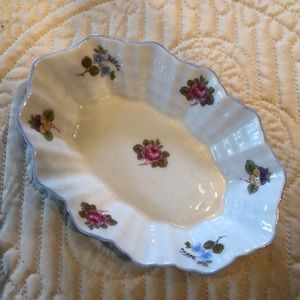 🌸 Shelley Rose Pansy Forget Me Not Fine Bone China Trinket/Jewelry dish